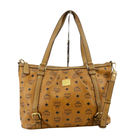 Brown Visetos Tote Bag