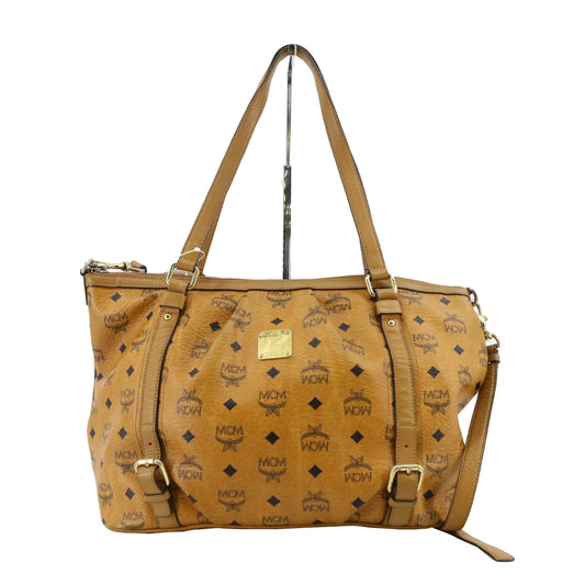 Brown Visetos Tote Bag