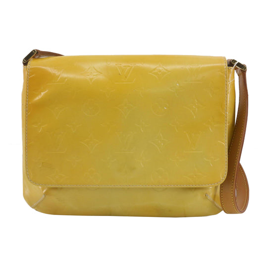 Vernis Yellow Thompson Street Shoulder Bag