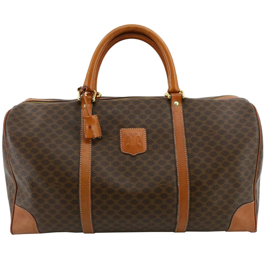 Brown Macadam Boston Bag