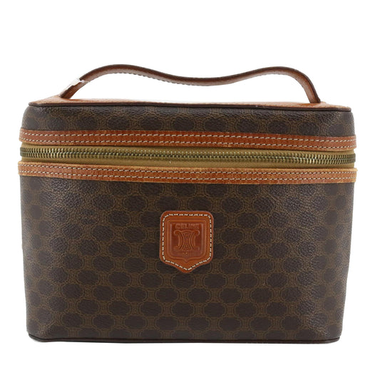 Brown Macadam Vanity Pouch