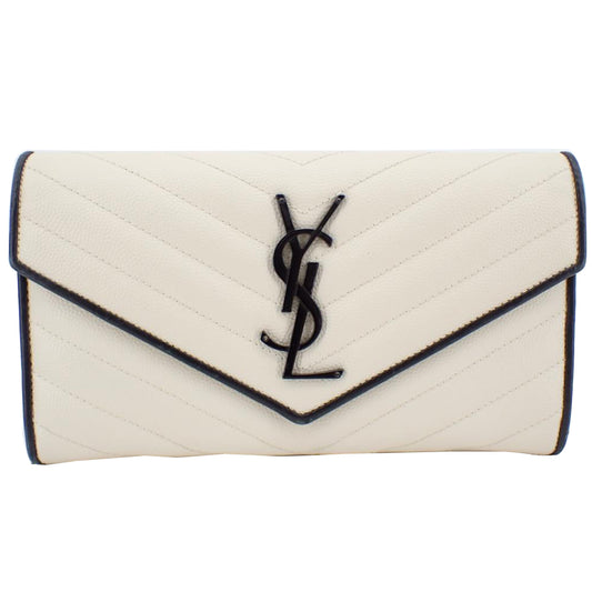 White Long Wallet