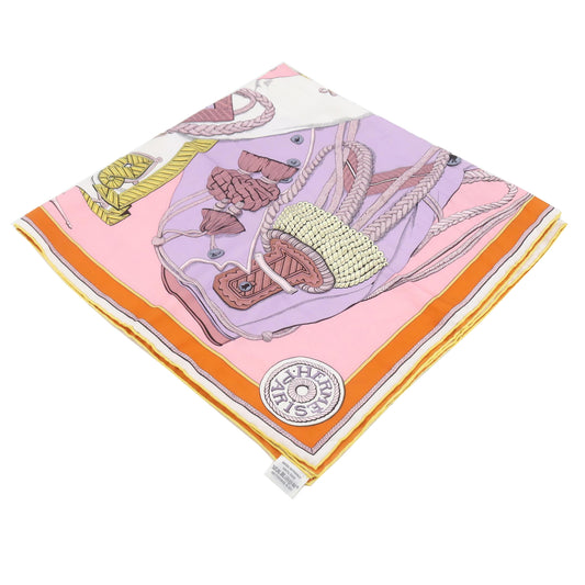 Pink Silk Scarf