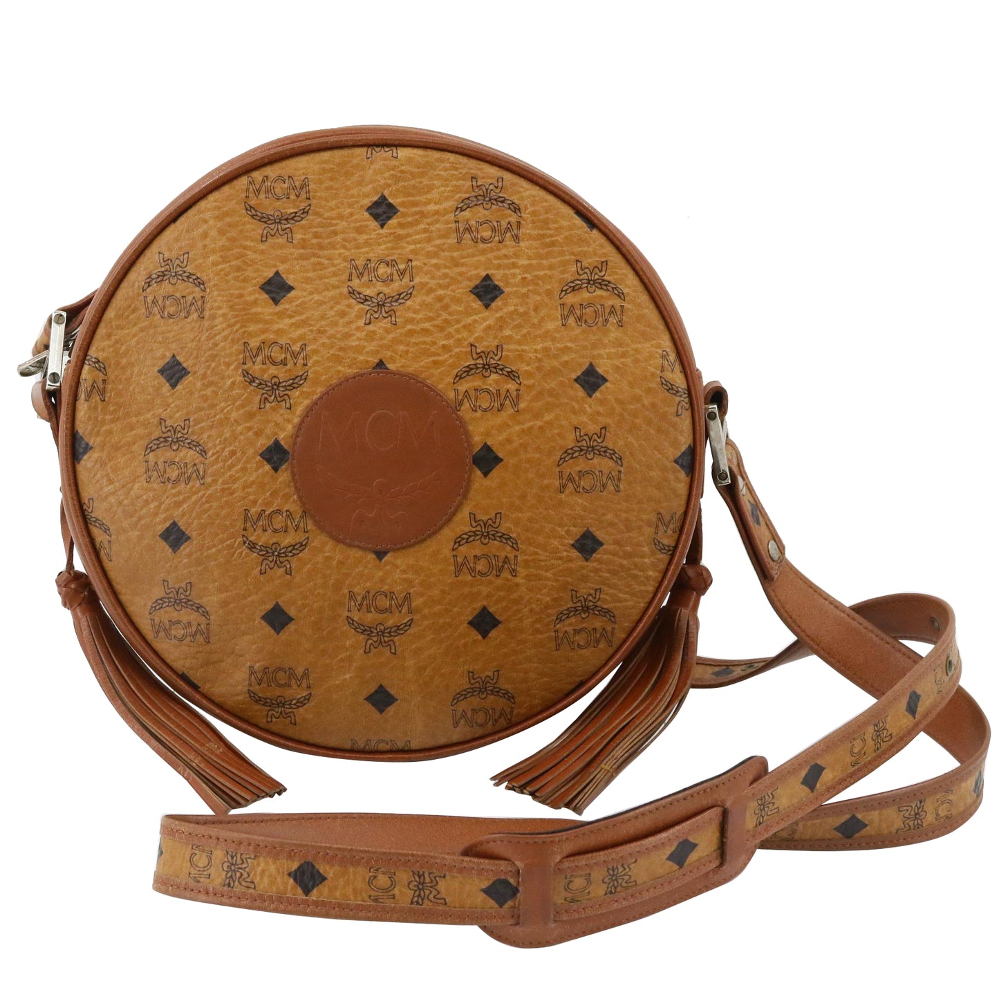 Brown Visetos Shoulder Bag