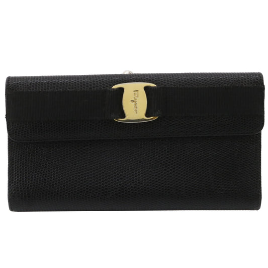 Black Vara Long Wallet