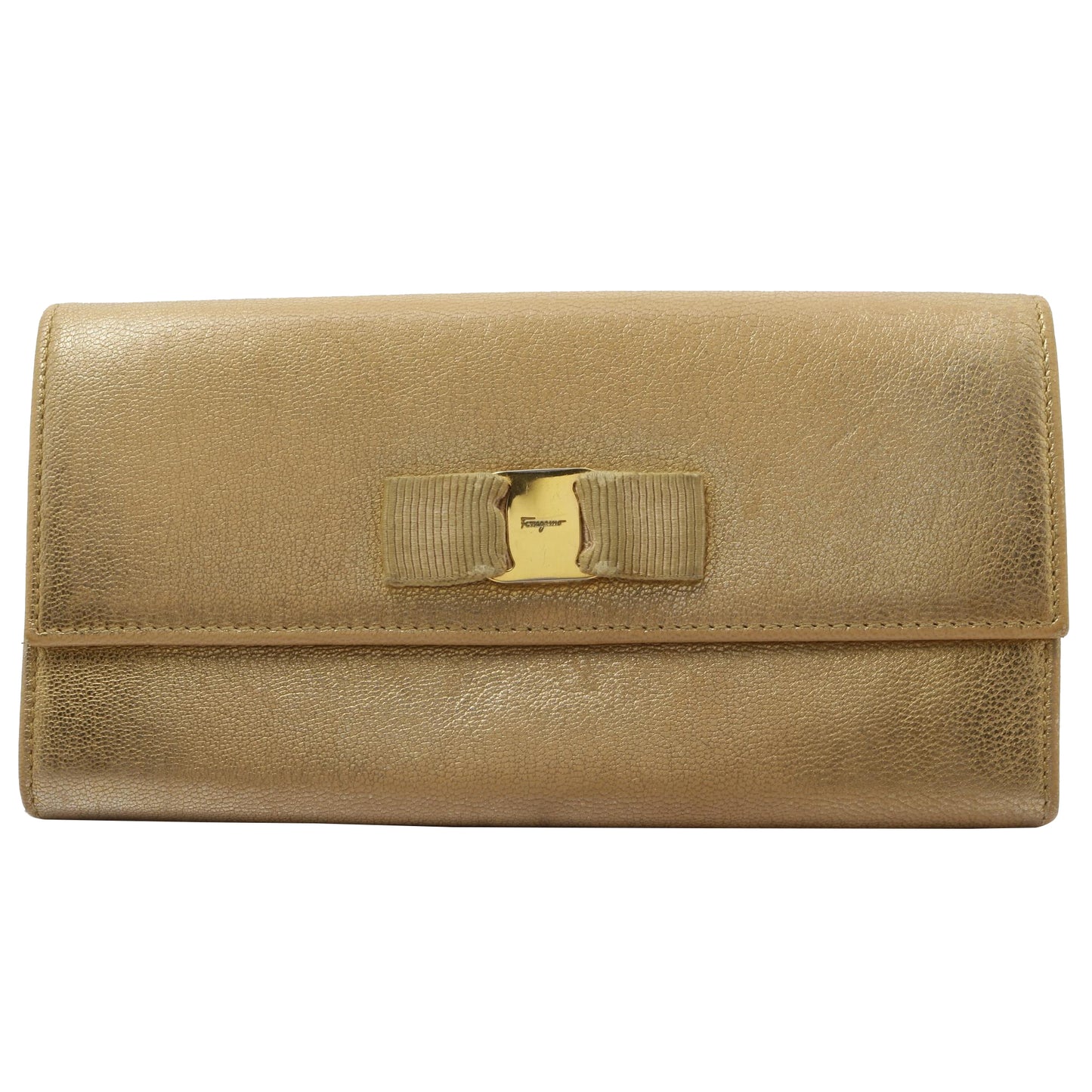 Gold Vara Long Wallet