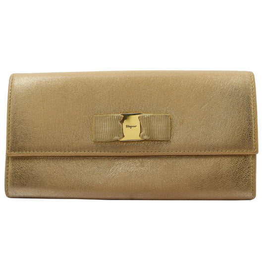 Gold Vara Long Wallet