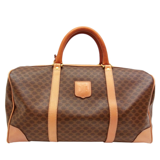 Brown Macadam Boston Bag