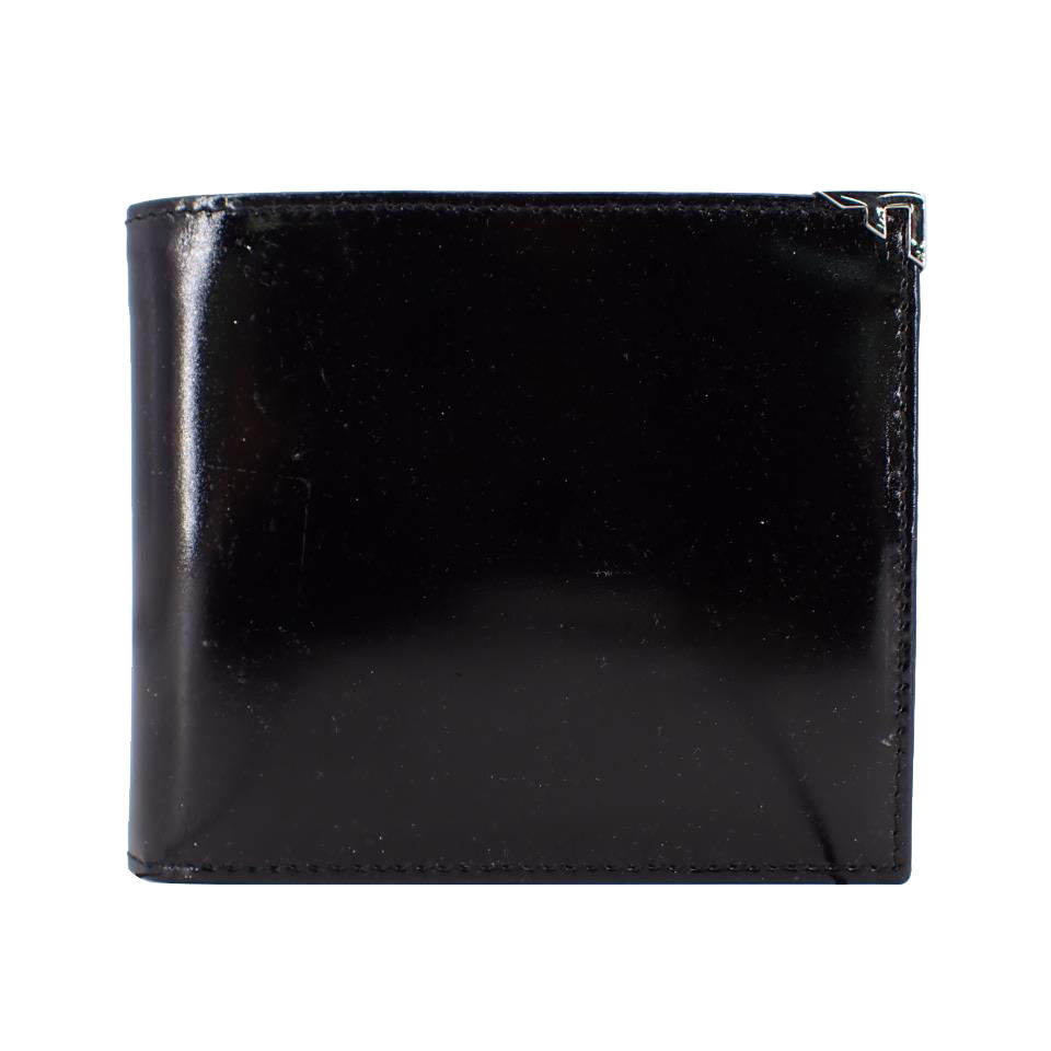 Black Leather Bi-Fold Wallet