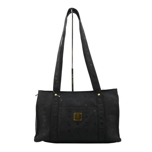 Black Visetos Tote Bag