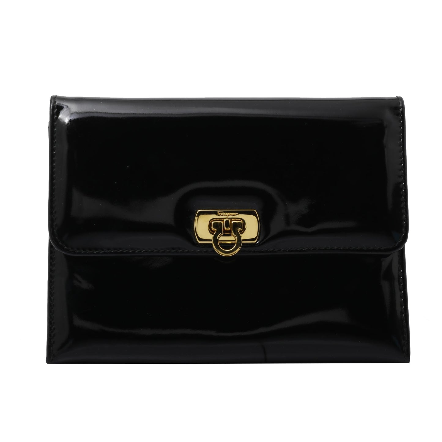 Black Gancini Long Wallet