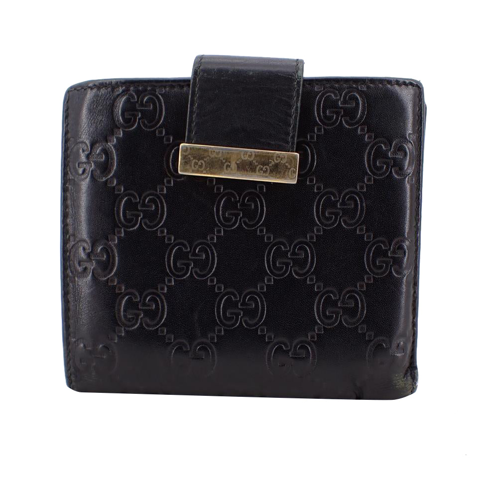 Black Sima Compact Wallet