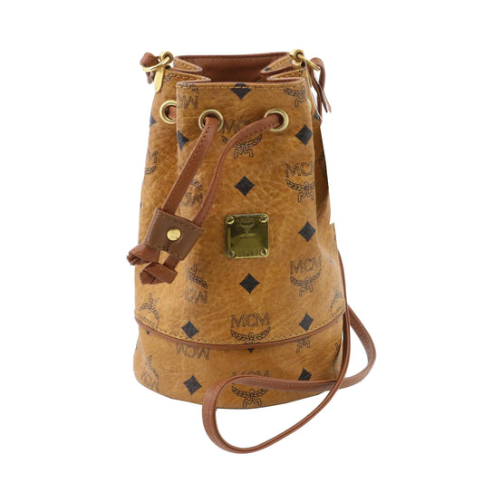 Brown Visetos Shoulder Bag