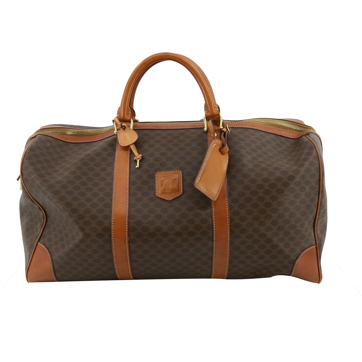 Brown Macadam Boston Bag