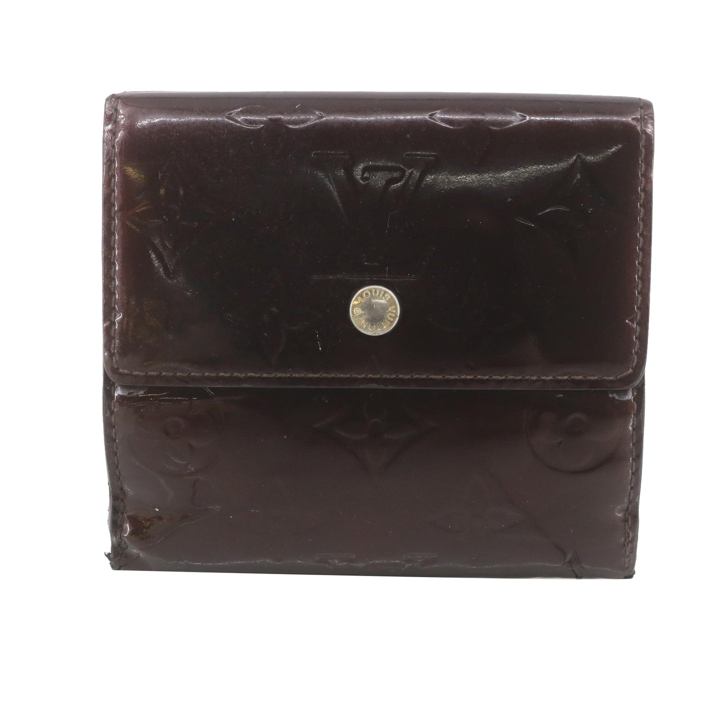 Vernis Burgundy Elise Wallet