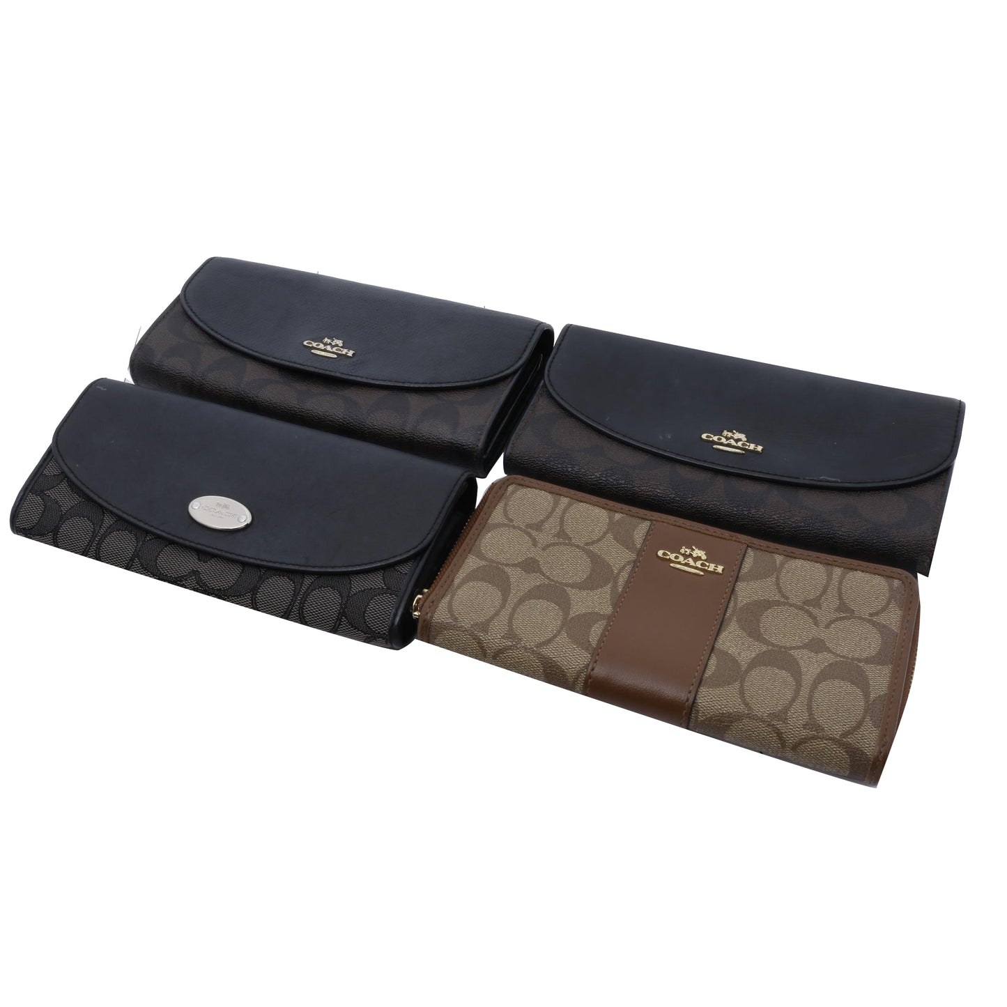 Black Signature Set of 4 Wallet