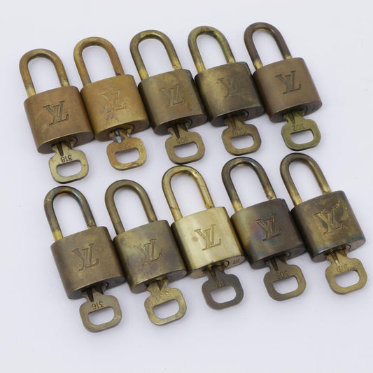 Set of 10 Padlocks