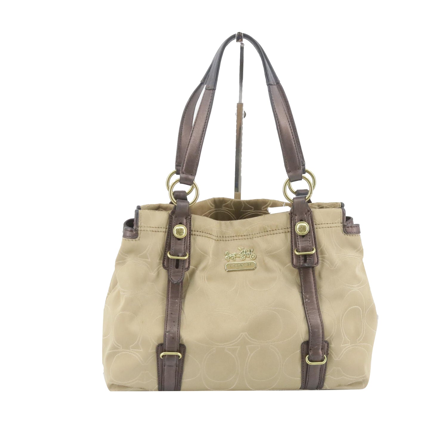 Brown Signature Tote Bag