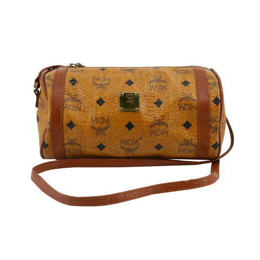 Brown Visetos Shoulder Bag