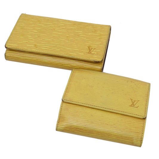 Epi Yellow Set of 2 Wallets