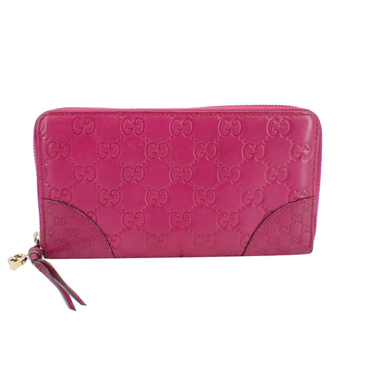 Pink Sima Long Wallet