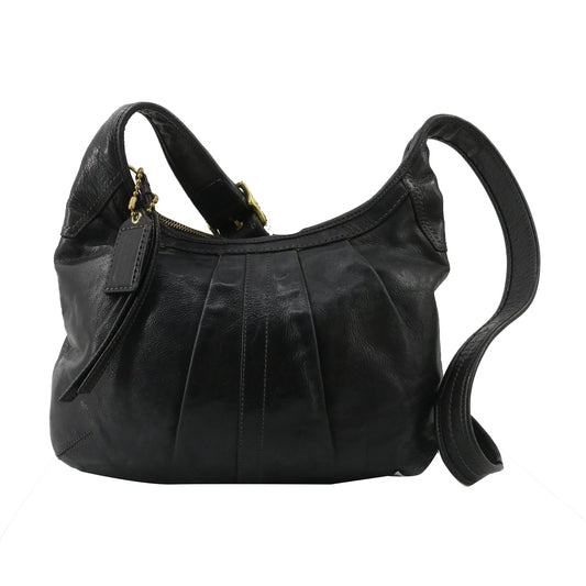 Black Leather Shoulder Bag