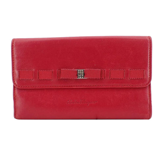 Red Long Wallet