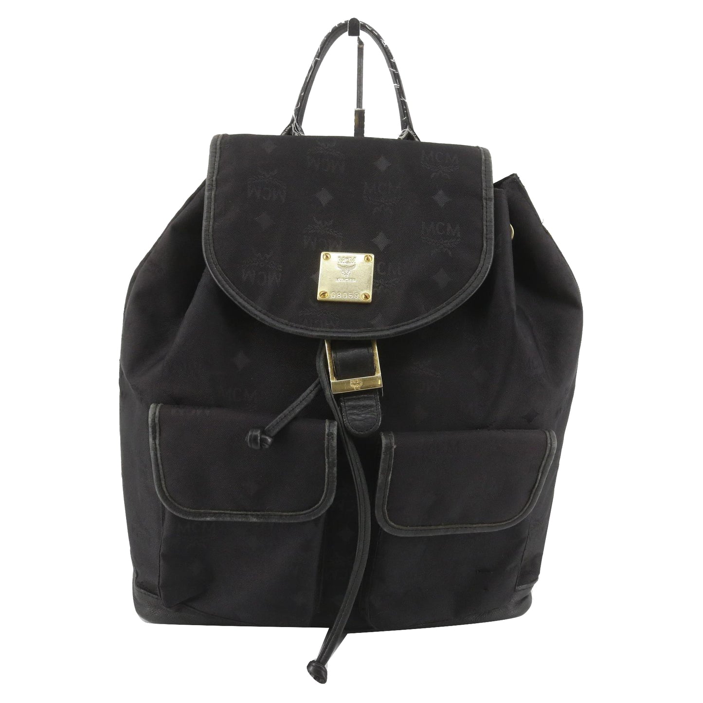 Black Nylon Backpack