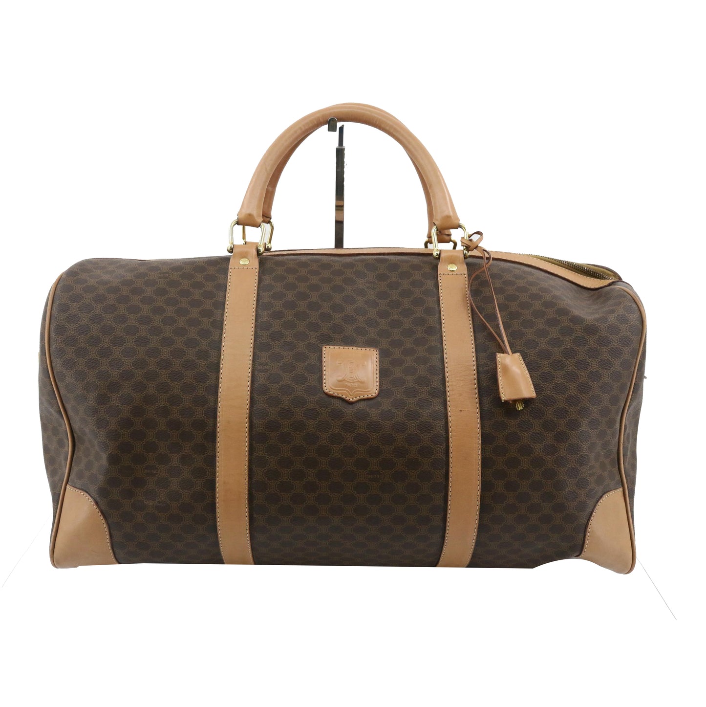 Brown Macadam Boston Bag