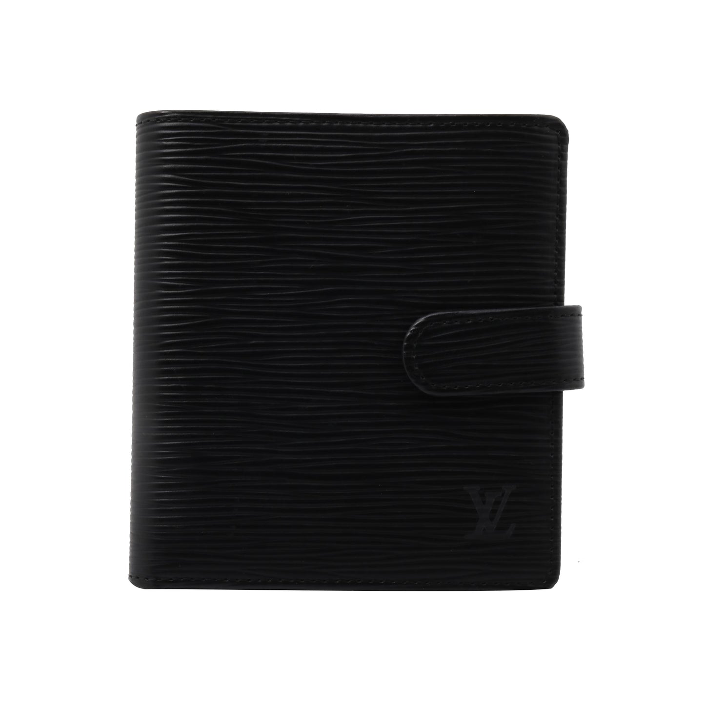 Epi Black Compact Wallet