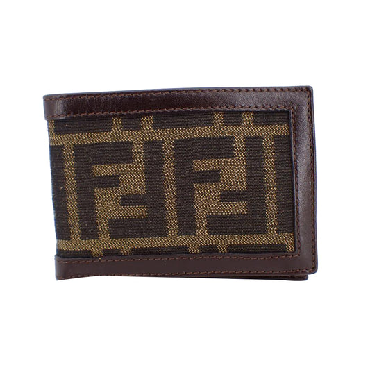 Brown Zucca Bi-Fold Wallet