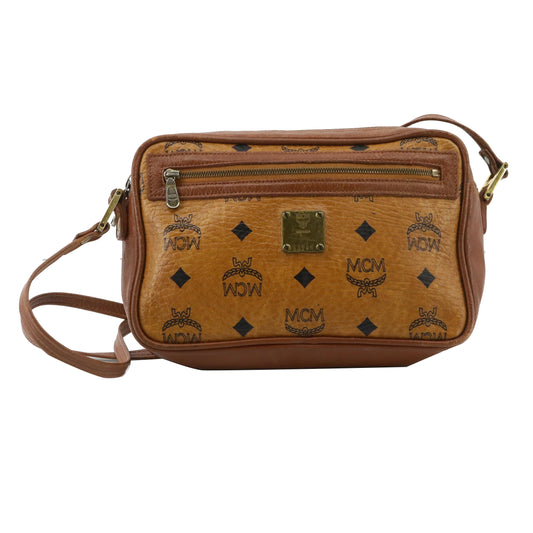 Brown Visetos Shoulder Bag