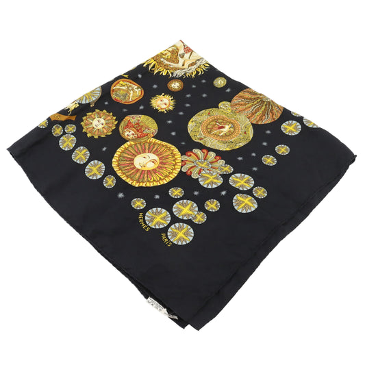 Black Silk Scarf