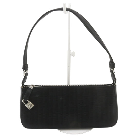 Black Leather Shoulder Bag