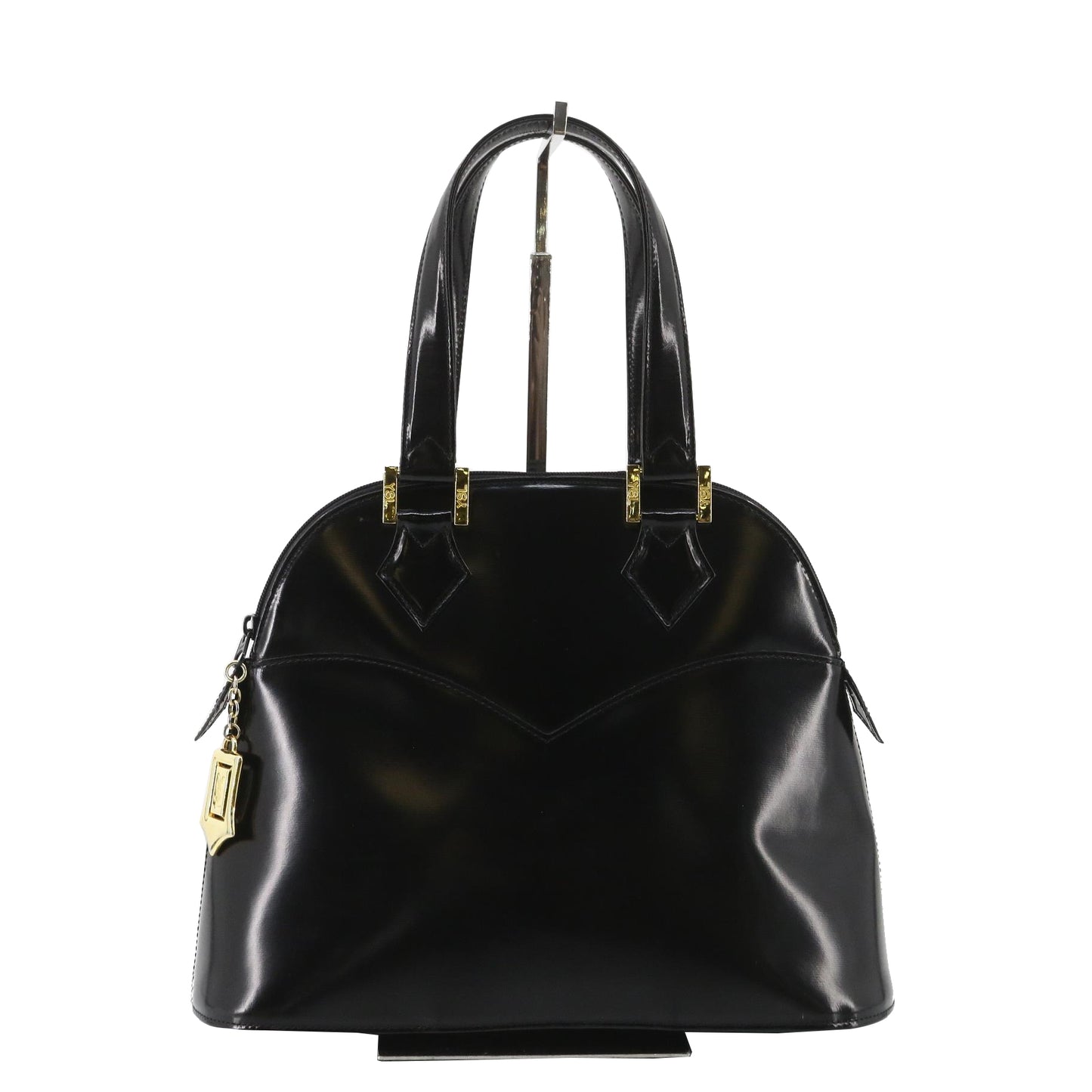 Black Leather  Tote Bag