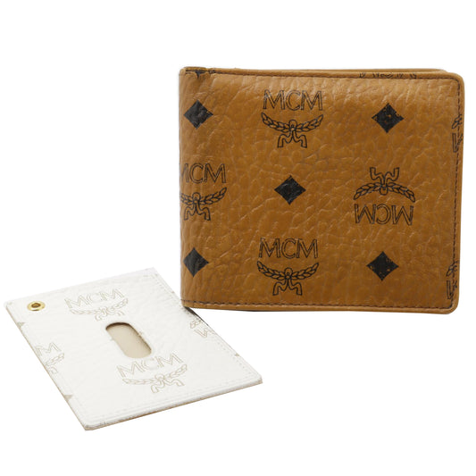 Brown Visetos Bi-Fold Walelt and Card Holder