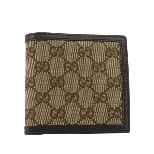 Brown GG Canvas Bi-Fold Wallet