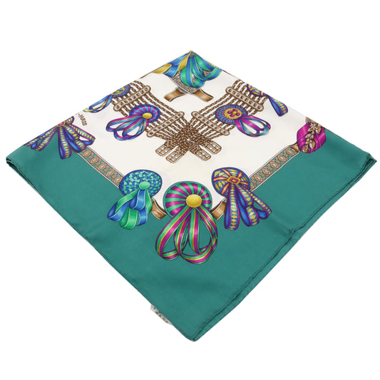 Green Silk Scarf