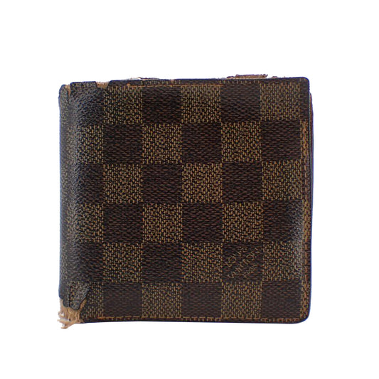 Damier Ebene Bi-Fold Wallet