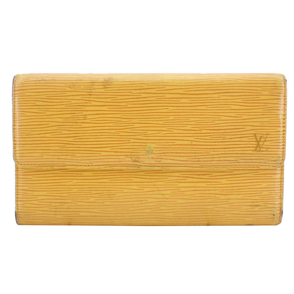 Epi Yellow International Wallet