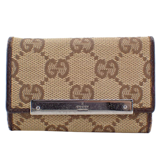 Brown GG Canvas Key Case (6)