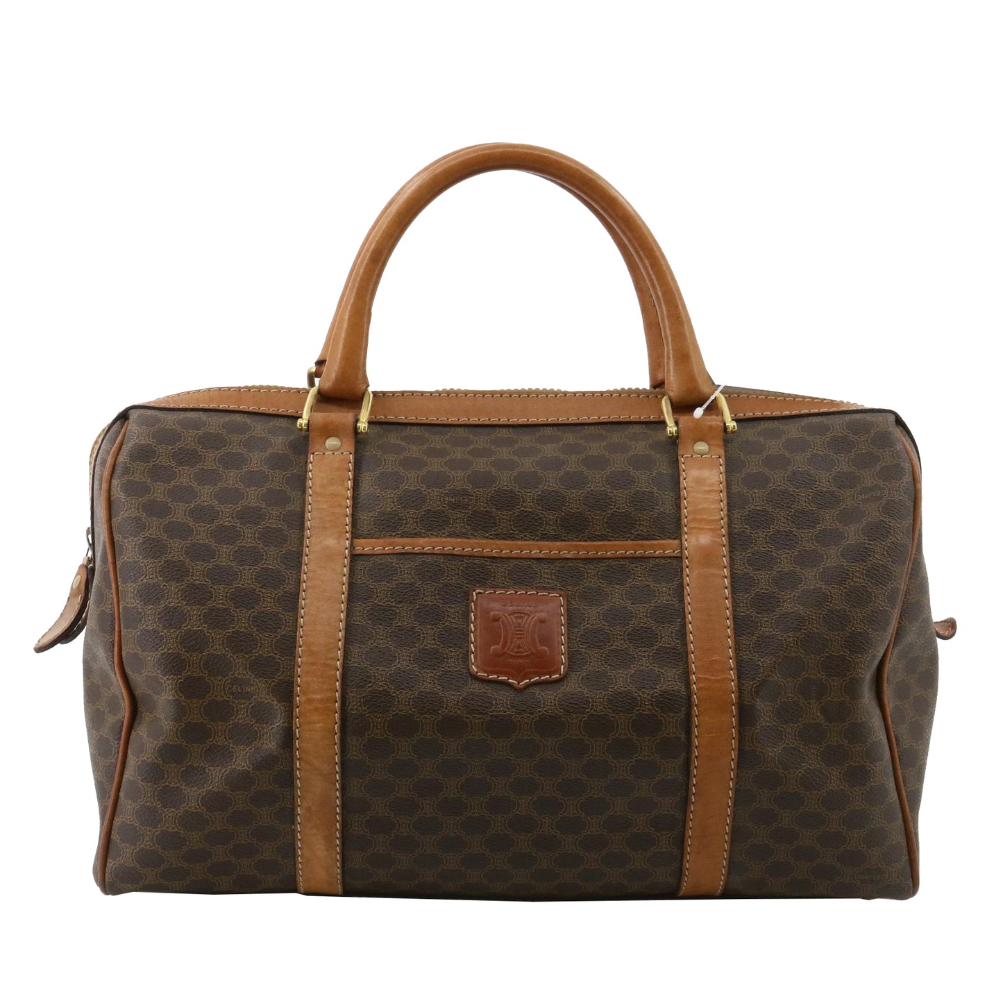 Brown Macadam Boston Bag