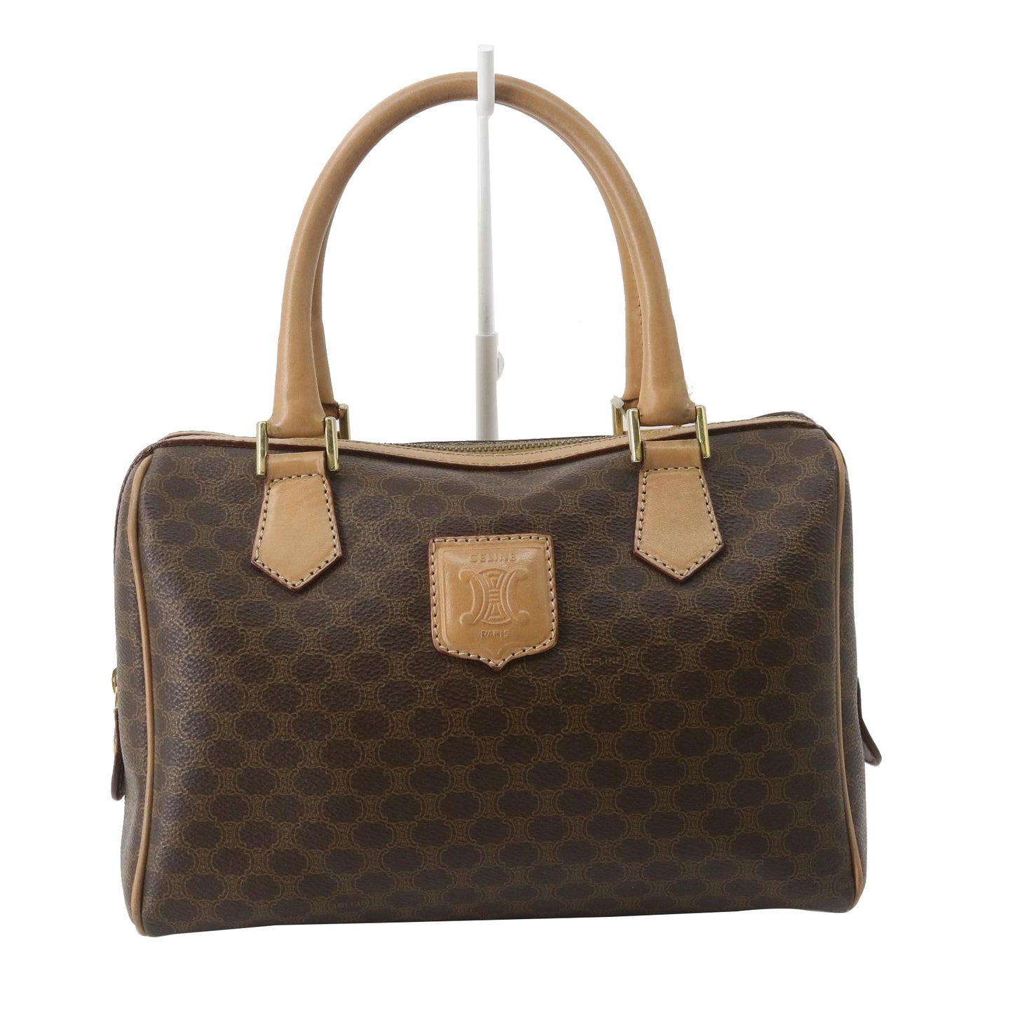 Brown Macadam 2 Way Shoulder Bag