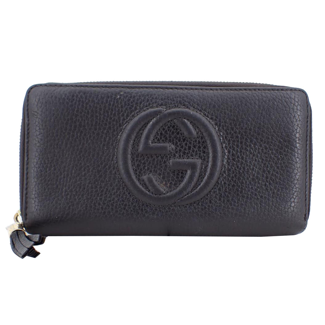 Black Soho Zippy Wallet