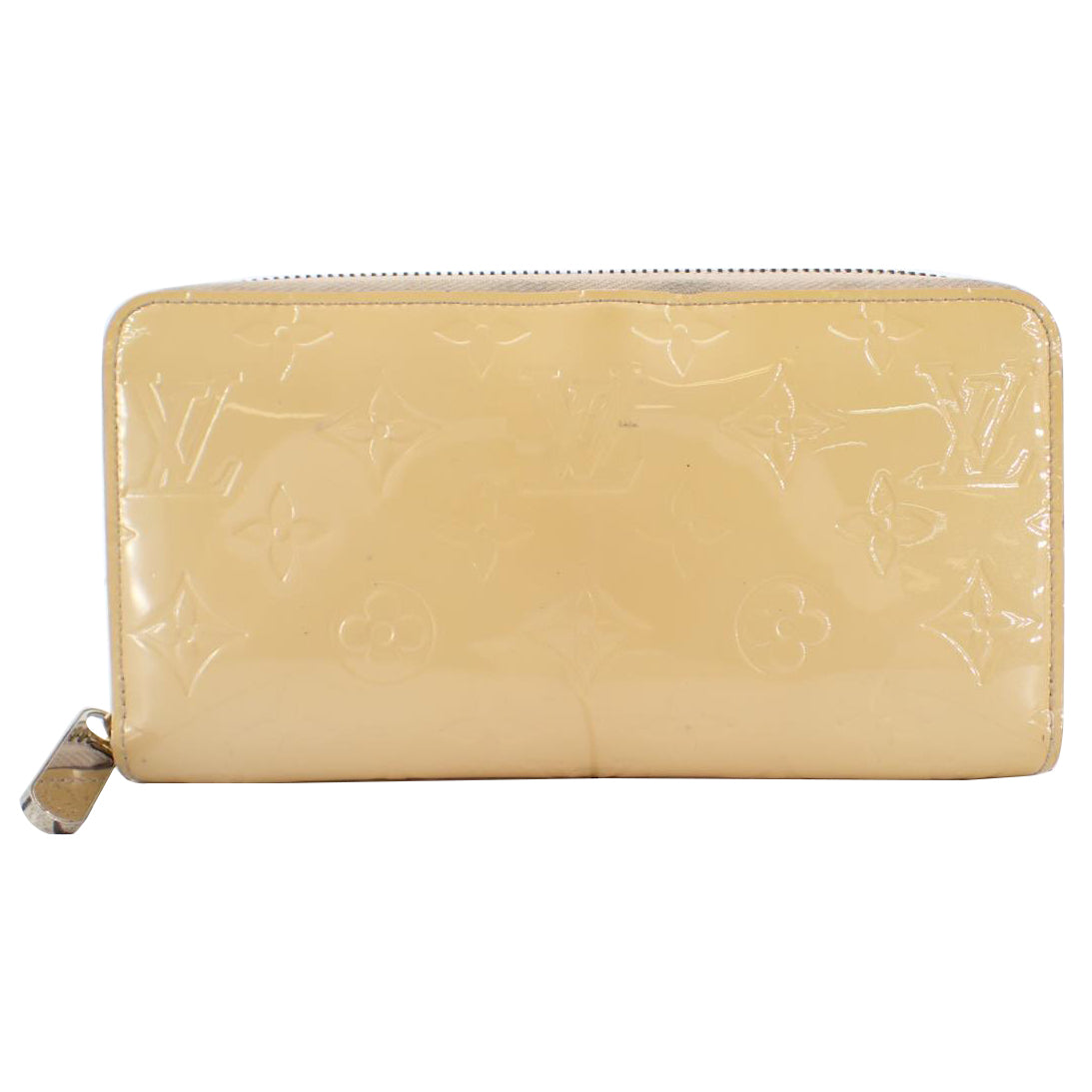 Vernis Beige Zippy Wallet