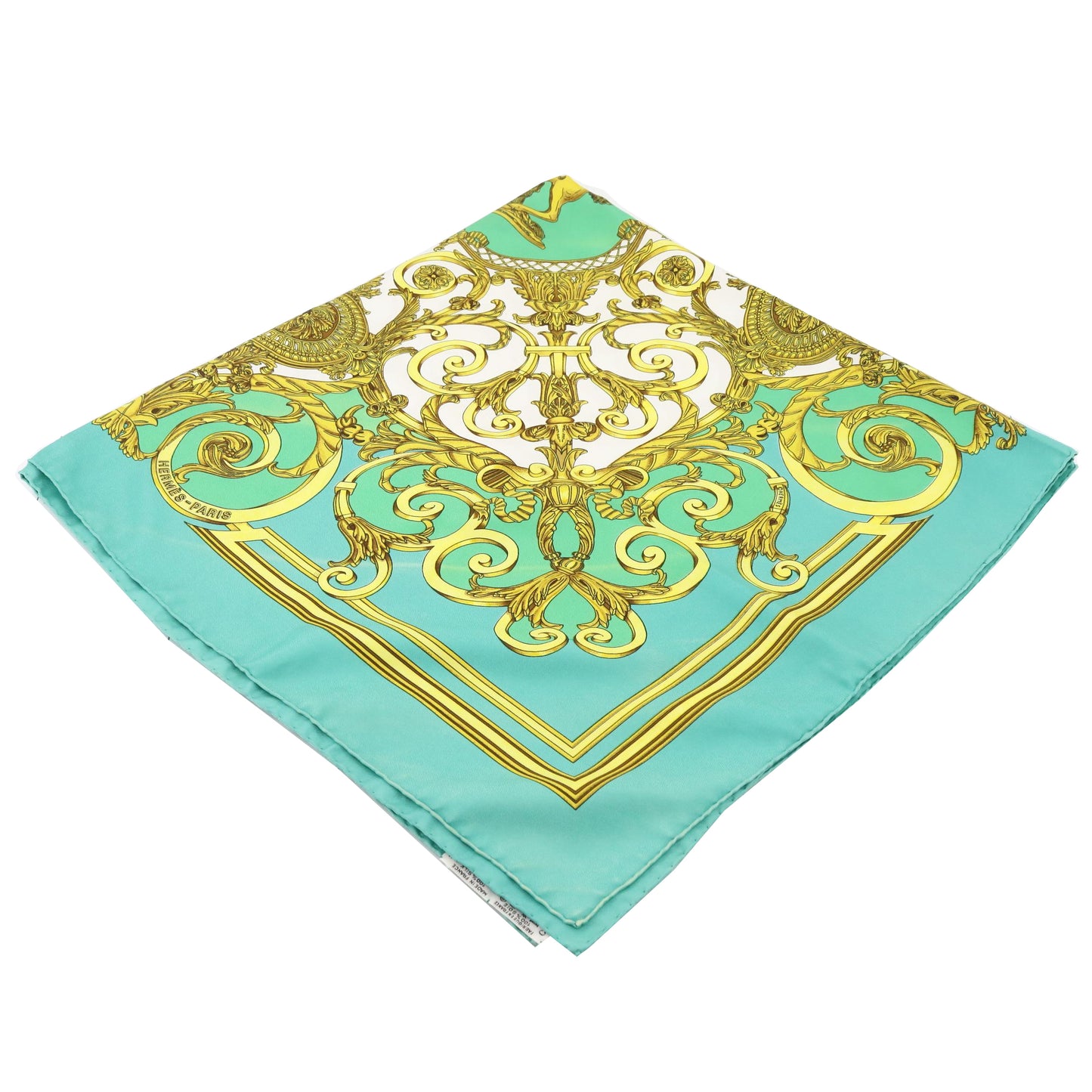 Green Silk Scarf