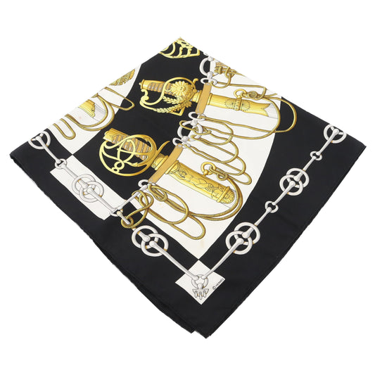 Black Silk Scarf