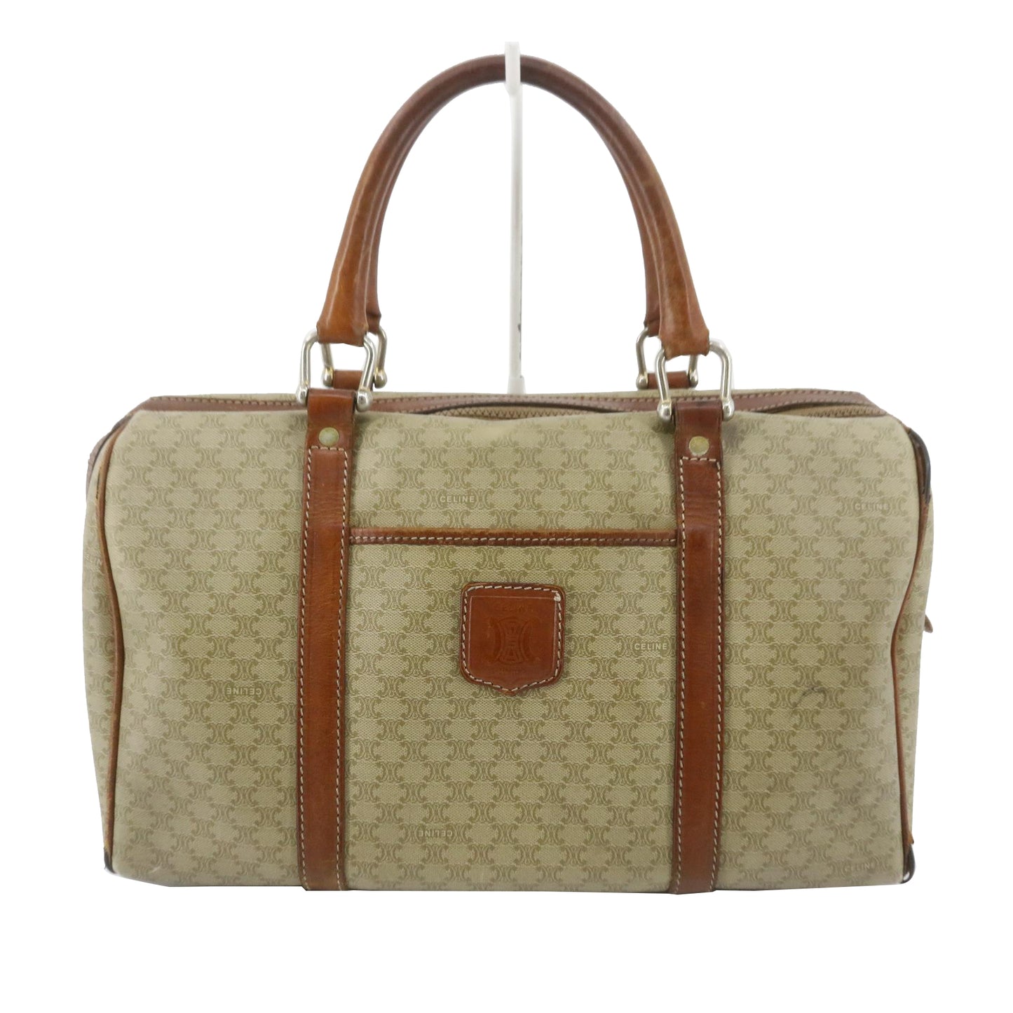 Brown Macadam Boston Bag