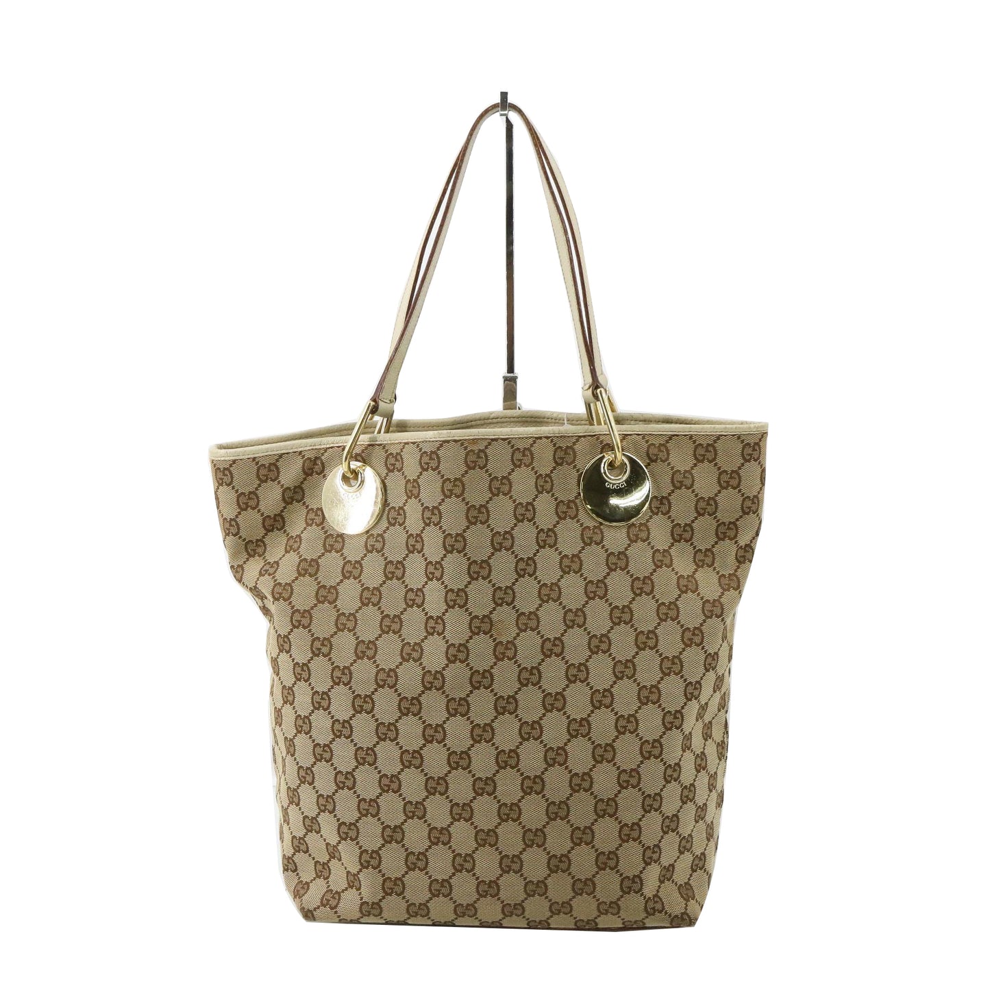 Brown GG Canvas Tote Bag