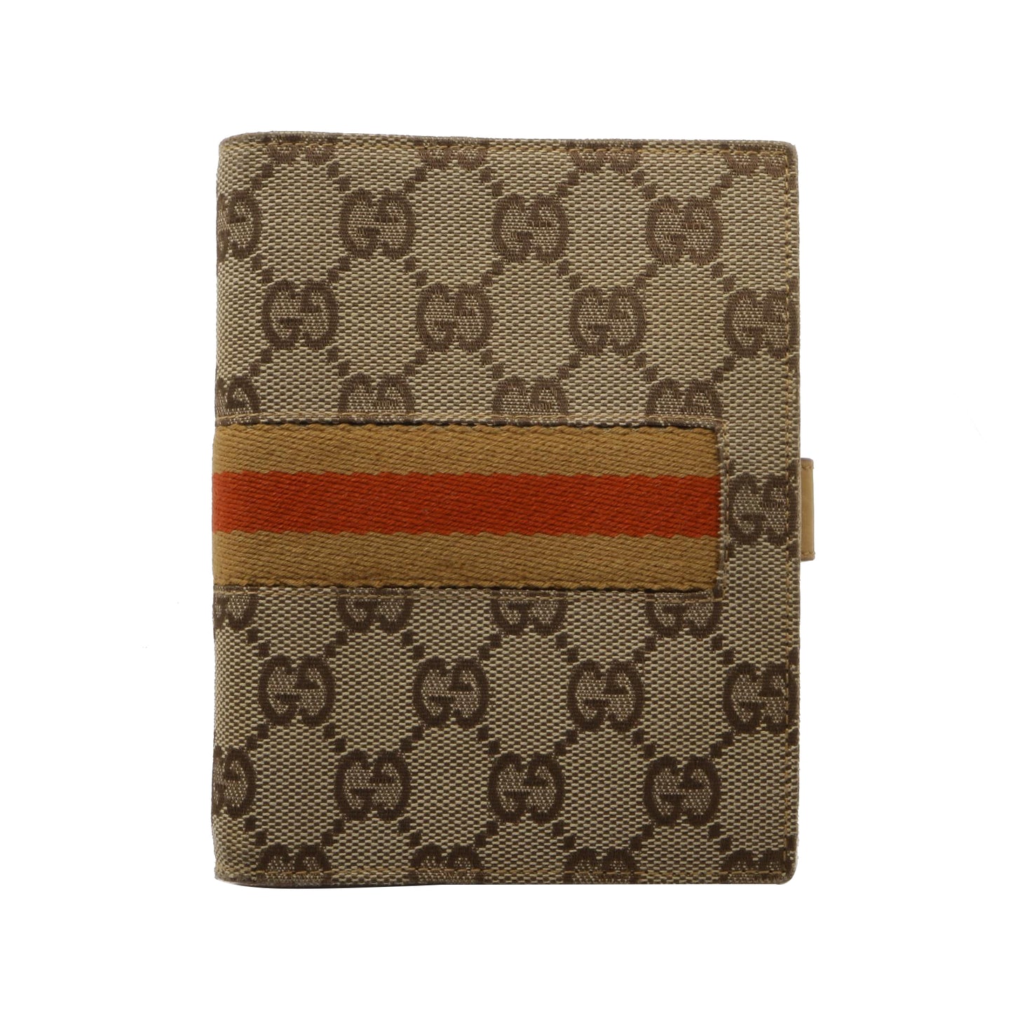 Brown GG Canvas Notebook Cover